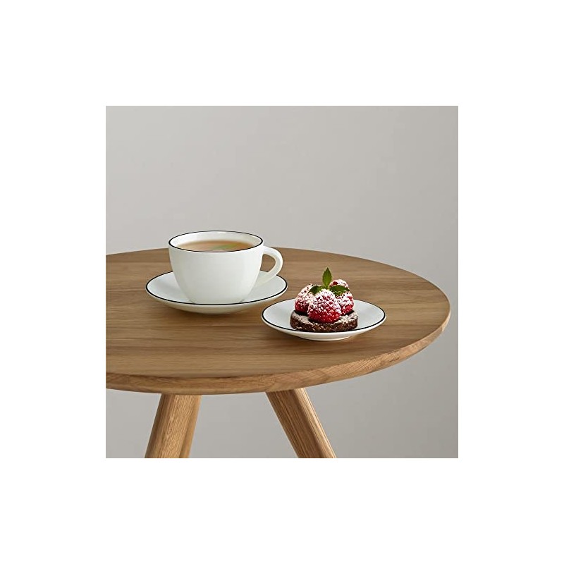 ASA à table ligne noir Espressotasse mit Untertasse 0,07 l