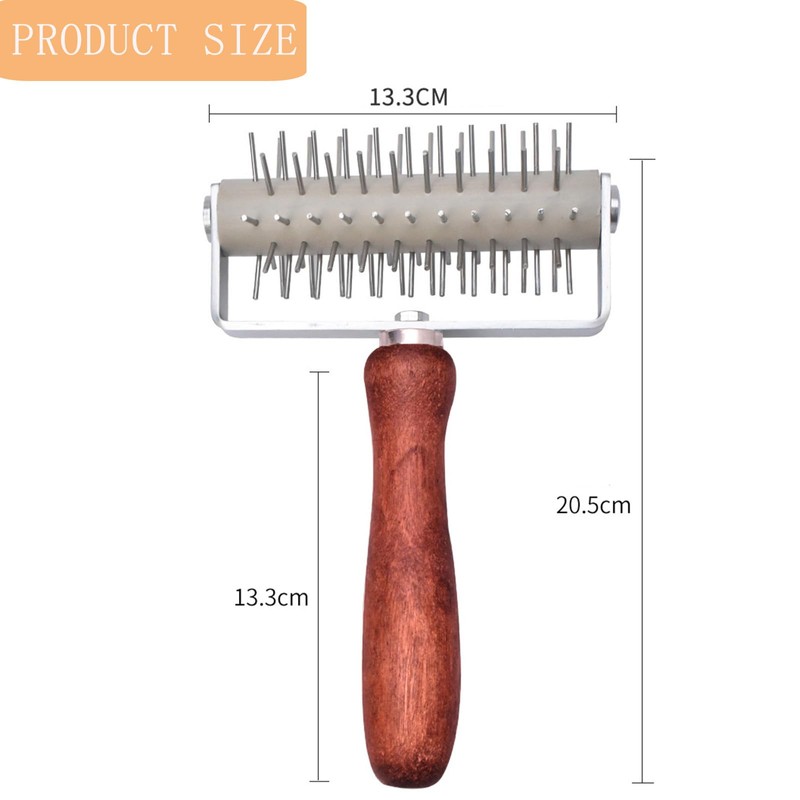 Roller Docker with Spikes, Stainless Steel Pizza Roller with Spikes,