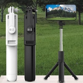 Bluetooth Remote Control Tripod SS30 Popular White