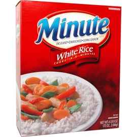 Minute, Long Grain White Rice, 72 Oz Box (3-72 Oz Boxes)