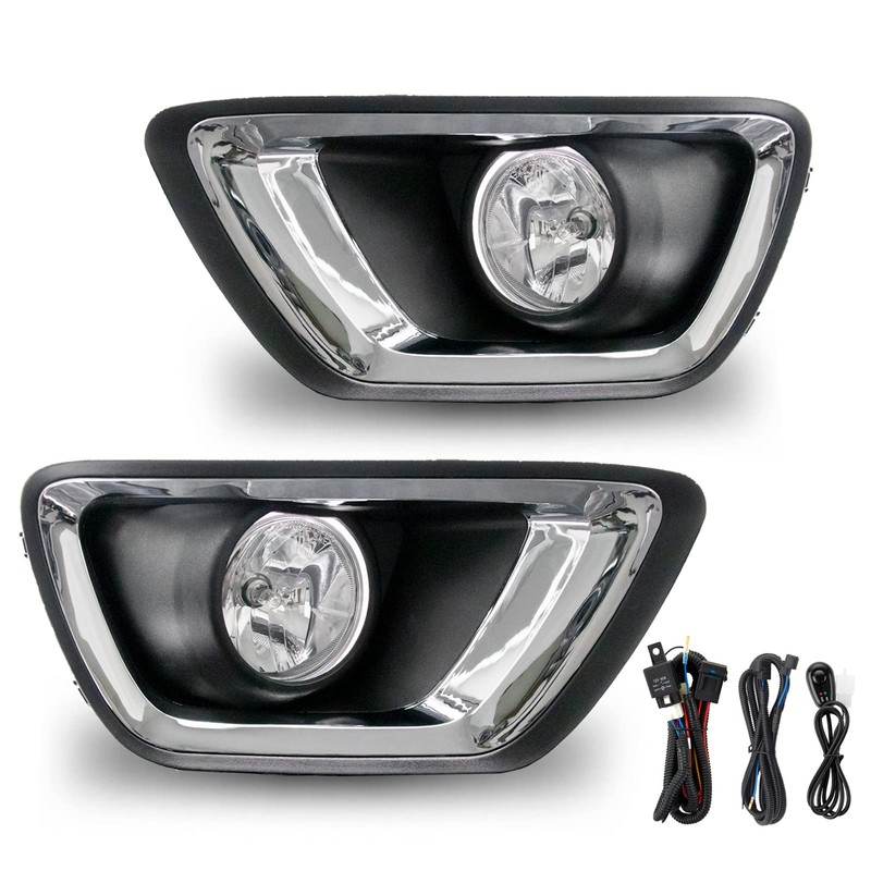 RAPOOSANS Driving Fog Lights Lamps Assembly for 2015-2019 Chevy Colorado
