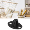 Gsycle Ceiling Hooks Stainless Steel 10 Pieces Eye Plate Black