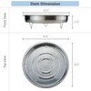 EIKS Stainless Steel Mesh Steamer Basket with Easy Lift Handle