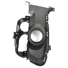 HECASA Fog Light Cover Compatible with 2015-2017 Ford Mustang EcoBoost/EcoBoost Premium/GT/GT Premium/V6 Fog Light Trim Bezel Black ABS Plastic Left Driver Side Replacement for FO1038154 FR3Z17E811AA