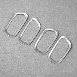 RUIQ Honda New Vezel RV Style Interior Front Rear Inner Door Handle Garnish Design for Honda VEZEL (Matte Nickel Plating)