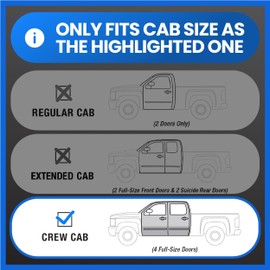 Tyger Auto Underseat Storage Box Console Compatible with 2007-2013 Chevy Silverado/GMC Sierra 1500; 2007-2014 Silverado/Sierra 2500 3500 | Crew Cab | Black Rear Cargo Organizer | TG-CB5C8898