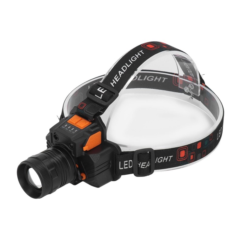 Head Lamp USB Rechargeable 3 Light Modes LED Lens 1500lm