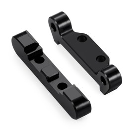 WEFEINO Aluminum Rear Lower Suspension Arm Mount Upgrade Parts for Losi 1/16 Mini-B 1/18 Mini-T 2.0 RC Car