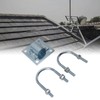 Antenna Mast Pipe Mount Stable Support Flexible Adjustment Aluminum Alloy