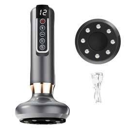 Electric Cellulite Massager Tool, 12 Gear Adjustable Handheld Body Sculpting Cellulite Machine, Cordless Suction Cupping Therapy Set, Smart Anti Cellulite Massager Vacuum for Waist, Neck, Arm, Leg