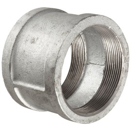 Anvil 8700133609, Malleable Iron Pipe Fitting, Coupling, 3/4" NPT Female, Galvanized Finish