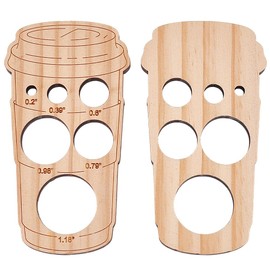 AHANDMAKER Set of 2 auxiliary tools for attaching safety eyes and washers, safety eyes, made of wood, as an auxiliary tool, washers, assembly aid, Amigurumi craft eyes, insertion tool