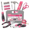 Hi-Spec 42pc Pink Household DIY Tool Set for Women. Home,