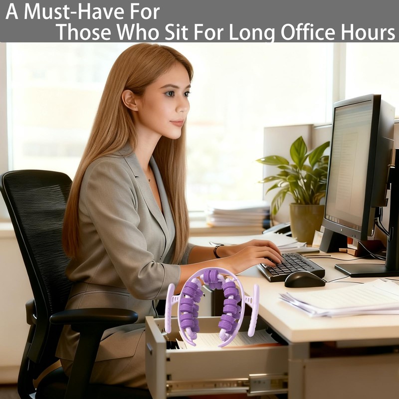 Triforde Travel Leg Massager, Office Massage Roller，No Assembly Portable Massage