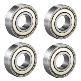 BESTU Miniature Bearings MR74ZZ Mini Bearings Ball Bearings Double Sided Metal Shield ddl-740zz 7mm x 4mm x 2.5mm Deep Groove Ball Bearings 4pcs Bearings (MR74ZZ (7*4*2.5mm))