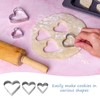 10 Piece Baking Tools, Cookie Cutters, Heart Shaped Cookie Cutters,