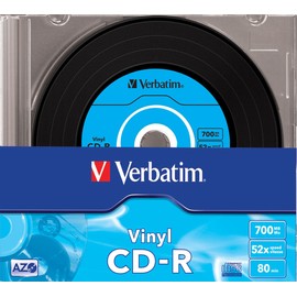 Verbatim 43426 52x Vinyl CD-R - Slim Case 10 Pack