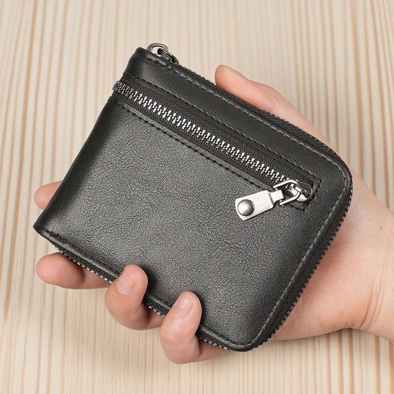 AegatarLue Men Wallet PU Leather Wallets with Multiple Credit Card