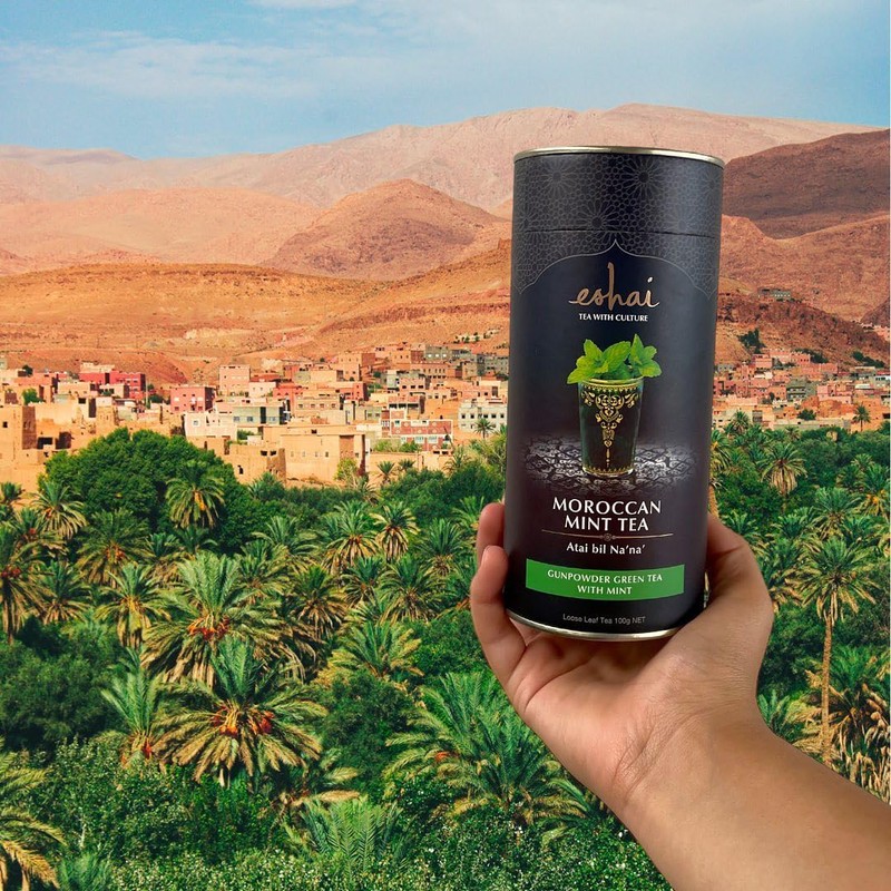 Eshai Moroccan Mint Tea (Atai bil Na'Na) - Green Tea