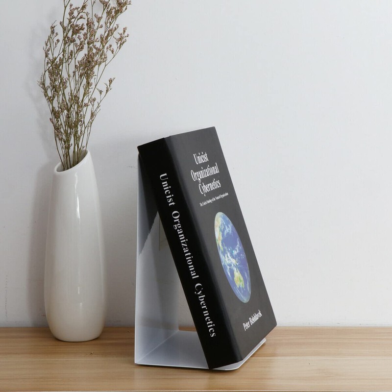2PCS Heavy Duty Metal Bookends Decorative Book Ends Office Stationery