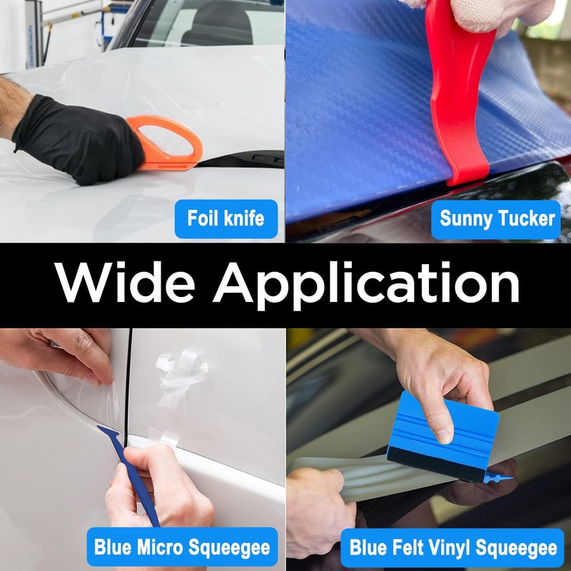 Jormftte Car Vinyl Wrap Tool kit, Window Film Tools Wallpaper