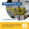 24tarpp Cuerda 6MM Amarilla SOGA para Amarre Multiusos Lazo para