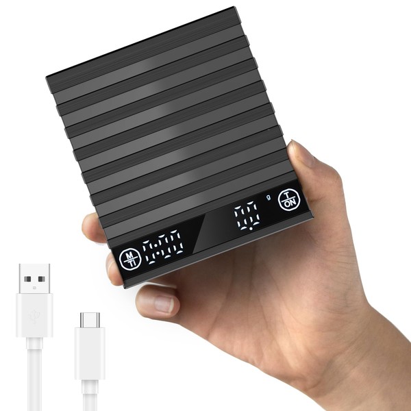 HUAJUN Mini Coffee Scale, Drip Scale, Digital Scale, 0.000 oz