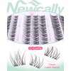Natural Lash Clusters Kit 8-10-12MM Short Eyelash Clusters Kit Clear