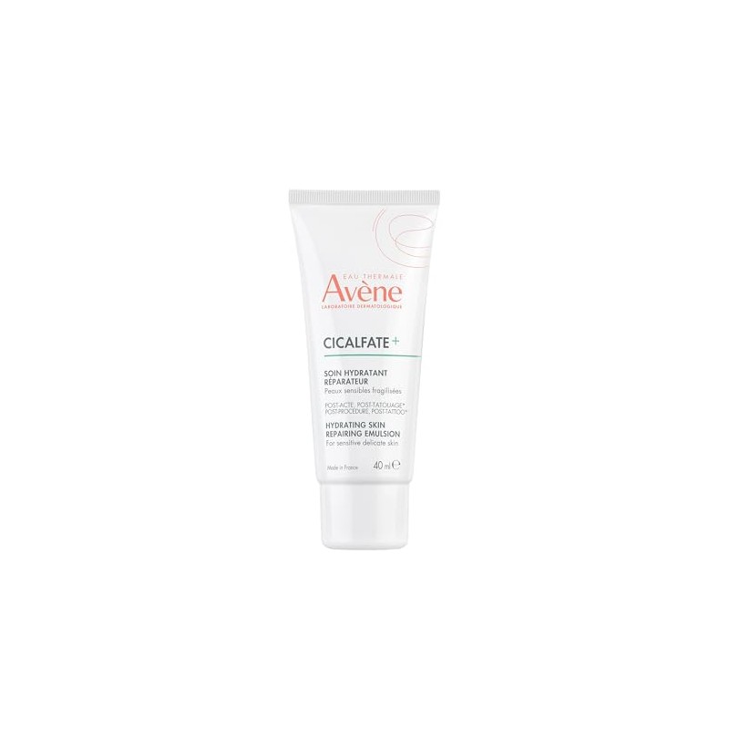 AVENE, Cicalfate+ Emulsión Hidratante Restauradora, Para Post Procedimientos, 40ml