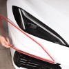 Nicecar-88 For Corvette C8 2020-2024 Headlight Transparent Protection Trim Lamp