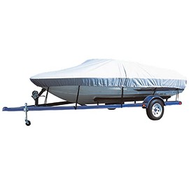 Carver Industries 79004 Trailerable Flex-Fit PRO Universal Boat Cover - 17' to 19' Centerline, 96" Beam