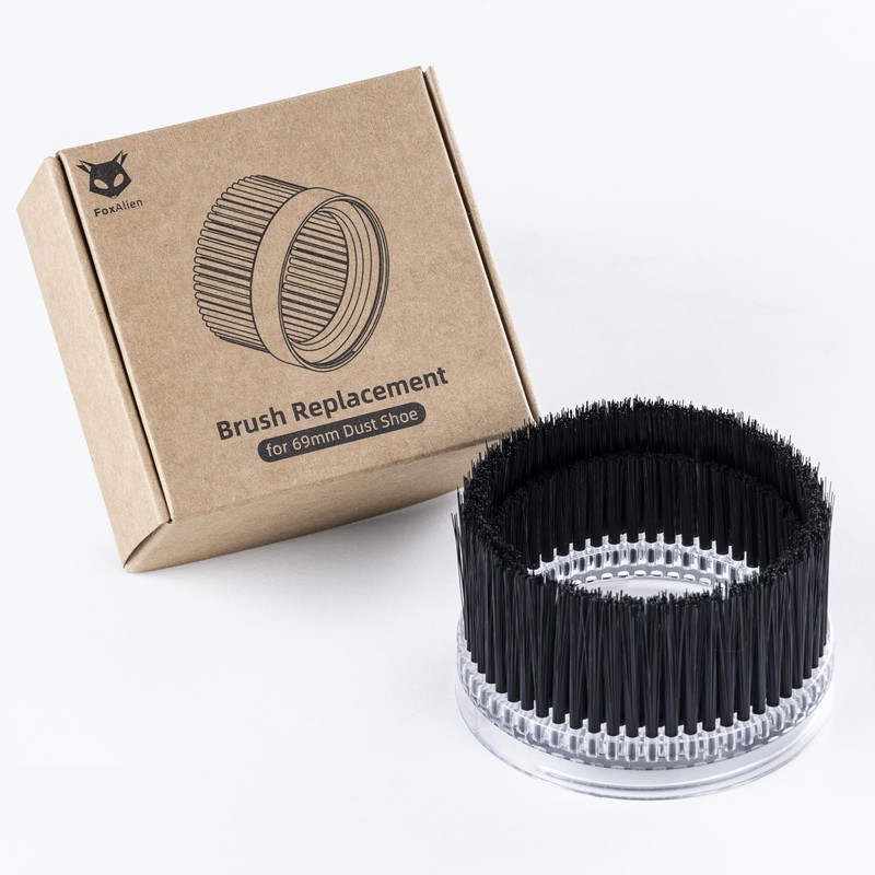 FoxAlien 69mm Diameter Dust Shoe Brush Replacement for CNC Milling