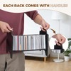 2 Pack Stackable CD Holder Organizer Rack, CD Storage Tower