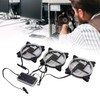 CPU Fan 11 Blades RGB Colorful Enhanced Frame Design Shockproof