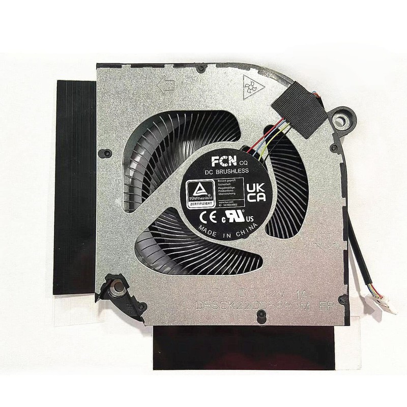 Fleshy Leaf New CPU+GPU Cooling Fan Replacement for Acer Nitro