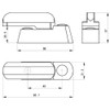 Ruilasago 8X Sash Jammer + Fitting Screws, uPVC PVC Window