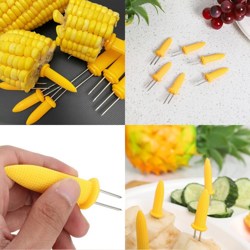 DKDDSSS 30 Pcs Corn Holders, Corn on The Cob Skewers
