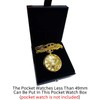 DerMacht Leather Pocket Watch Box Portable Single PU Pocket Watches