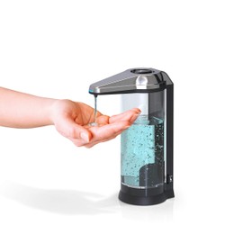 Better Living Products 70181 Touchless Clear Chamber Hands Free Soap Dispenser