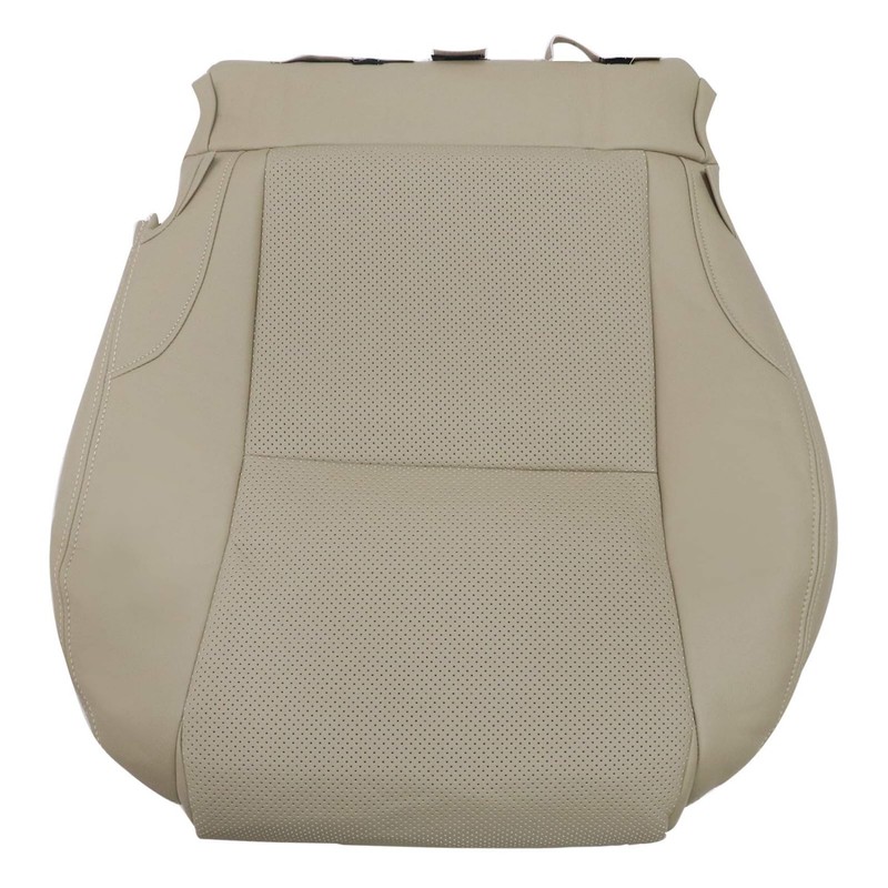 Priprilod Tan Perforated Leather Driver & Passenger Side Bottom Seat
