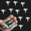 10 PCS 3D Fairy Nail Charms - Kawaii Metal Nail
