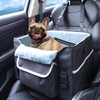 AMFIYQ Dog Car Seat for Small Dogs, Dog Booster Seat