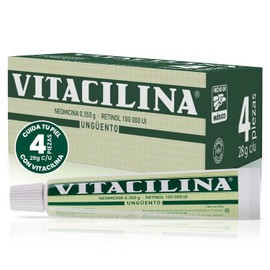 Vitacilina Unguento con Retinol Paquete de 4 piezas,