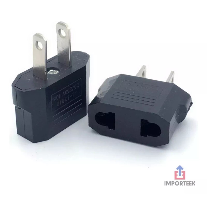 Importeek 10pz Clavija Adaptador Corriente Europa American Us Eu Viaje