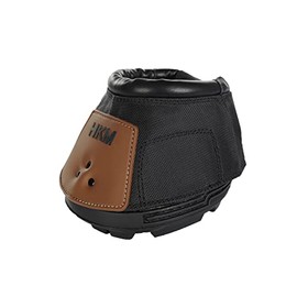 HKM Hoof Boot, Anatomical Non-Slip Shock Absorbing Padding, Brown, 2
