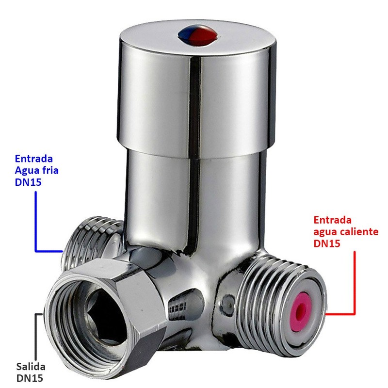 Thermostatic Mixing Valve for Hot and Cold Water Mixing