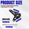 Canitu Shift Shaft Brace,Anodize CNC Billet Aluminum Shifter Support Holder