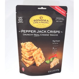 SONOMA CREAMERY Pepper Jack Crisps, 2.25 OZ