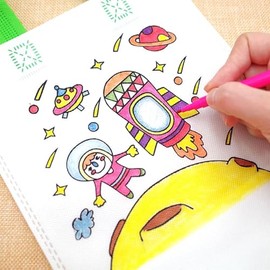 Itawina Bolsas Colorear Marcadores Kit Dibujo Diy Niños