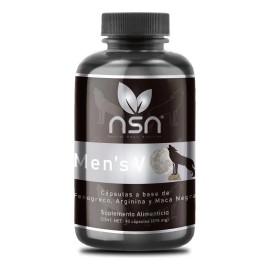 Precursor de Testosterona Arginina para Hombres Fenogreco Maca Negra Sinergia de Ingredientes 90 Cápsulas